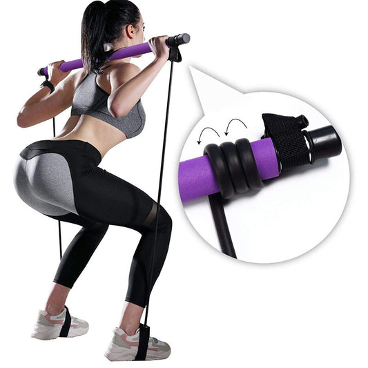 "Portable Fitness Yoga & Pilates Resistance Bands for Home Workouts" - GOOD HEALTHY BODILY