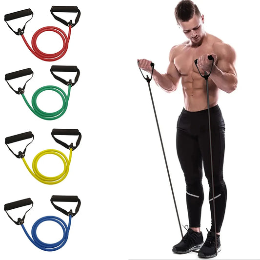 "Resistance Bands with Handles for Men & Women – Strength Home Equipment - GOOD HEALTHY BODILY